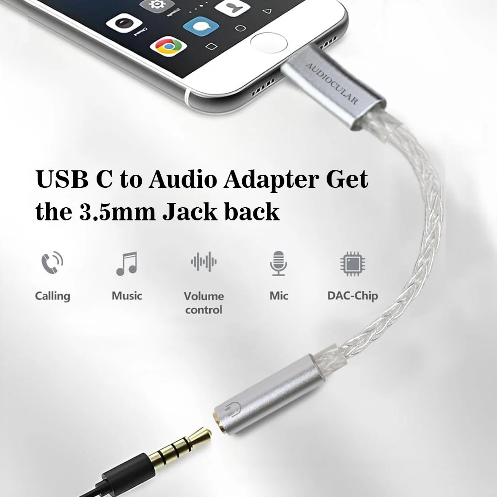 AUDIOCULAR - D08 CS Pro CS46L41 Type C to 3.5mm DAC Dongle - Image 3