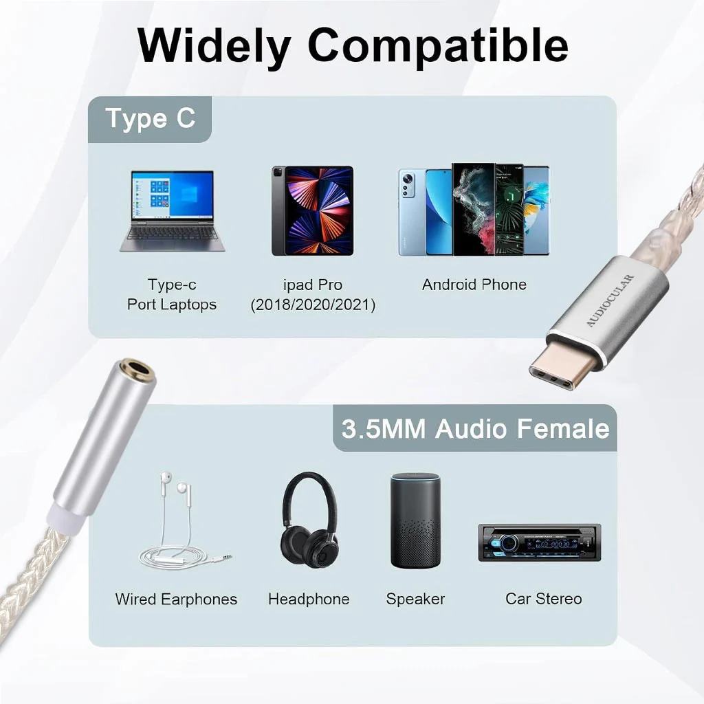 AUDIOCULAR - D08 CS Pro CS46L41 Type C to 3.5mm DAC Dongle - Image 4