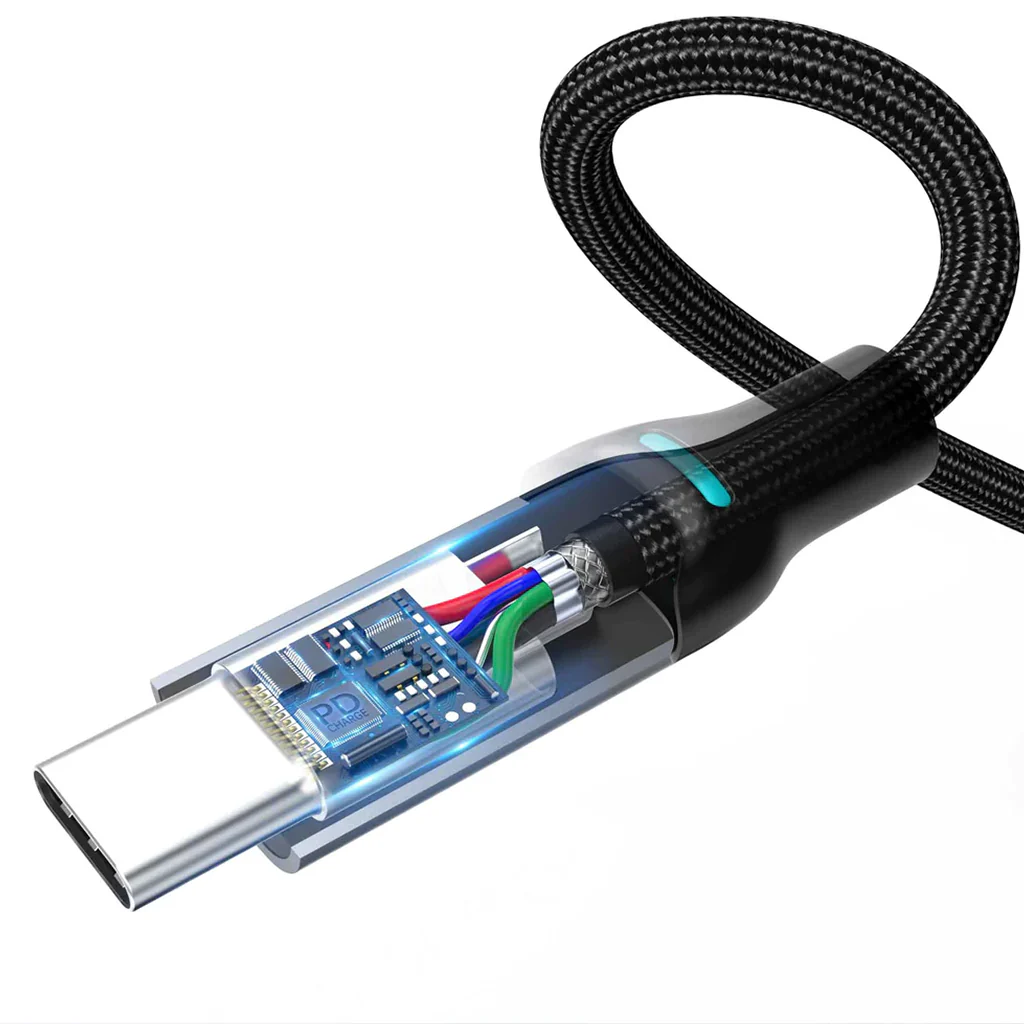 CHOETECH - 100W Type C Braided Fast Charging Cable (1.8m) - Image 8
