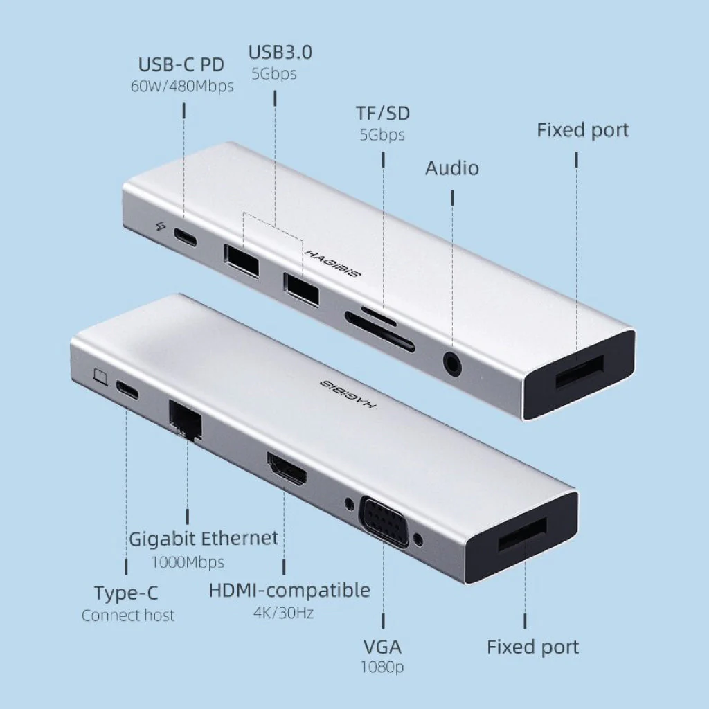 HAGiBiS - ZD1 Pro Monitor Stand with USB Hub - Image 4