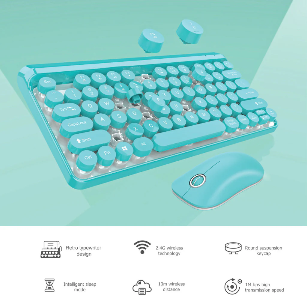 HXSJ - L100 Wireless Gaming Keyboard Mouse Combo - Image 8