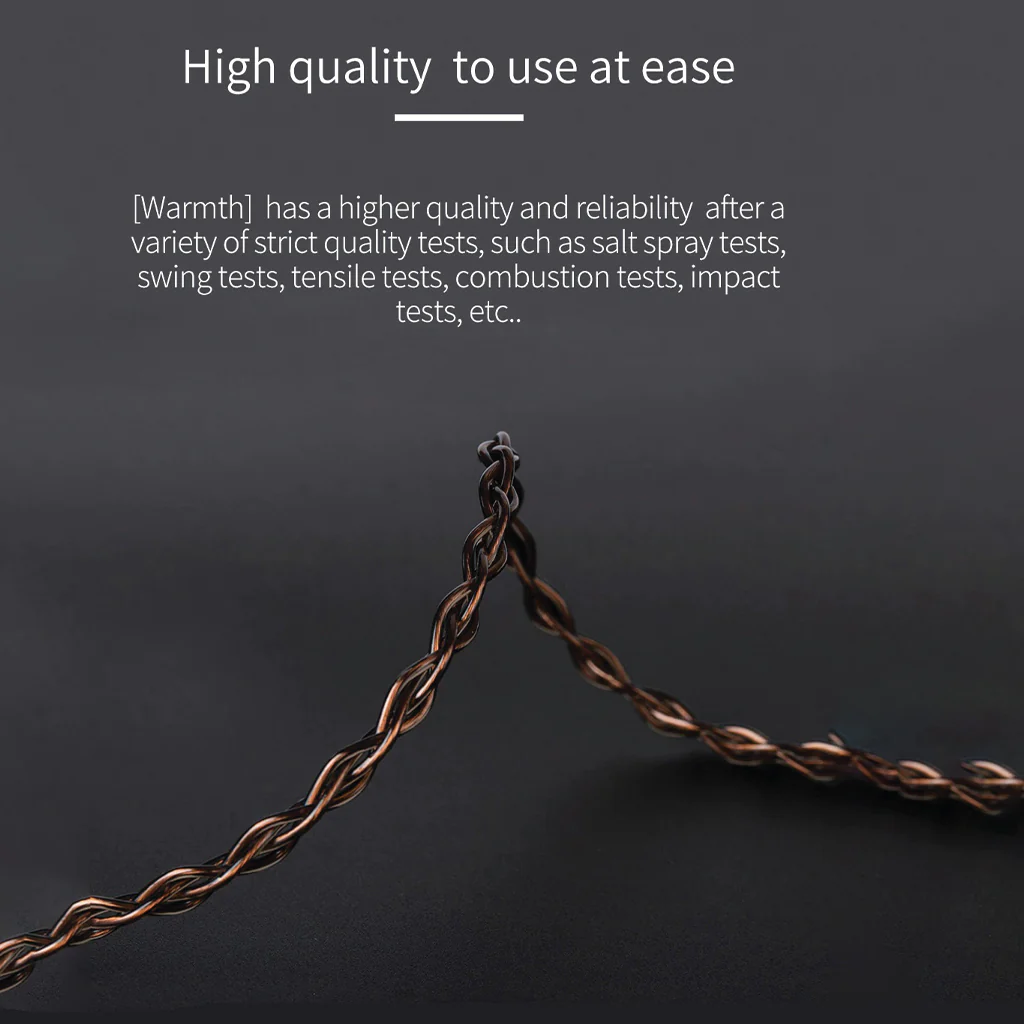 KBEAR - 4 Core Warmth Upgrade Cable for IEM - Image 21