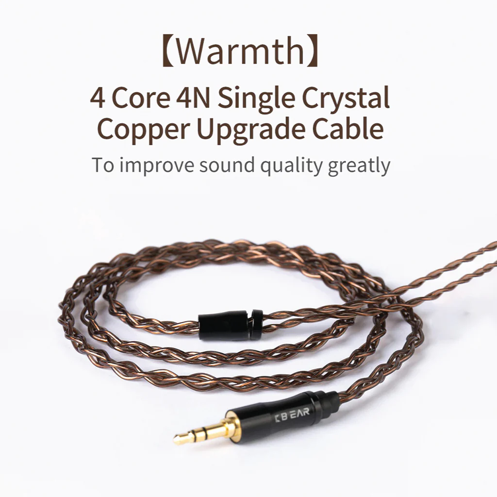 KBEAR - 4 Core Warmth Upgrade Cable for IEM - Image 29
