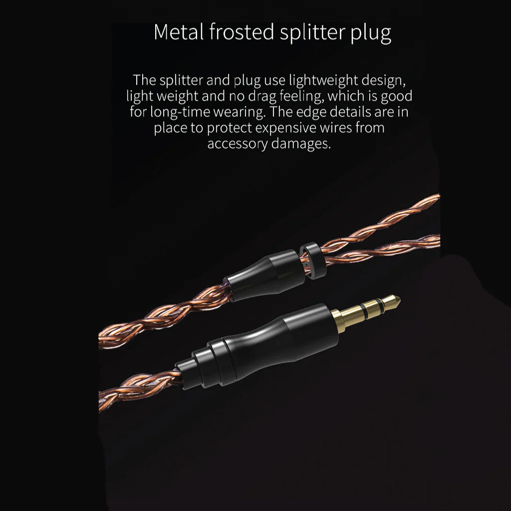 KBEAR - 4 Core Warmth Upgrade Cable for IEM - Image 6