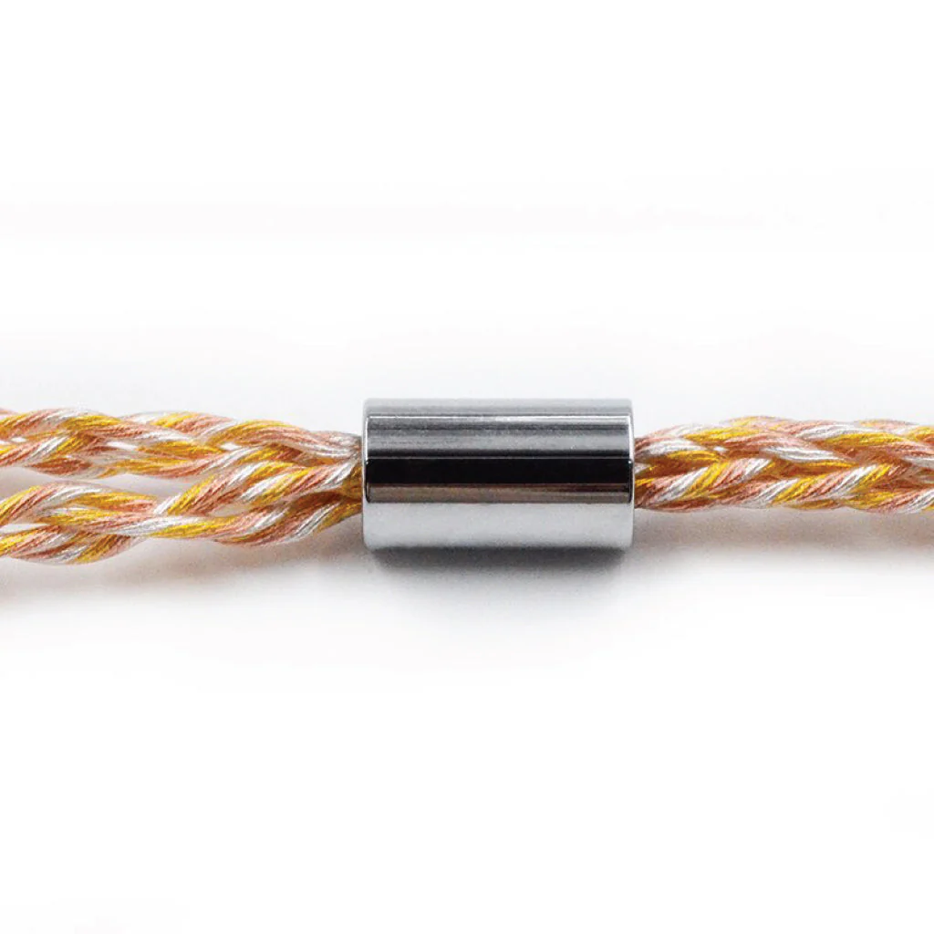 KZ - 8 Core Gold Silver & Copper Mixed Upgrade Cable For IEM - Image 5