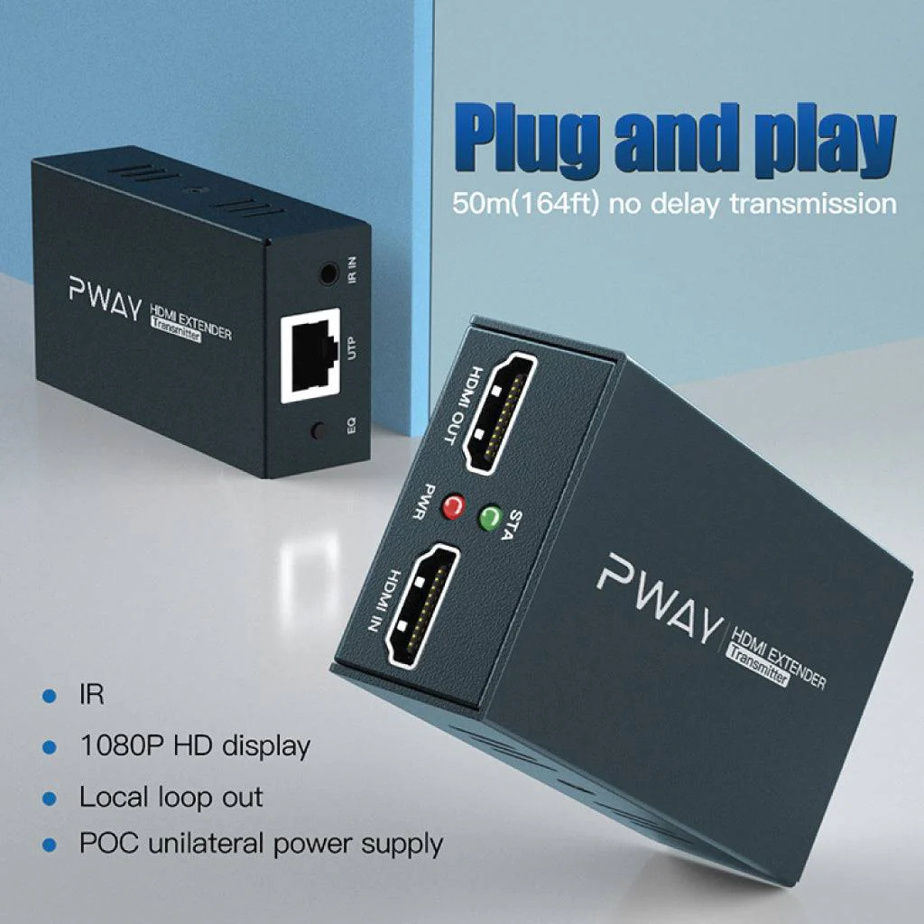 PWAY - 60M HDMI Extender - Image 4
