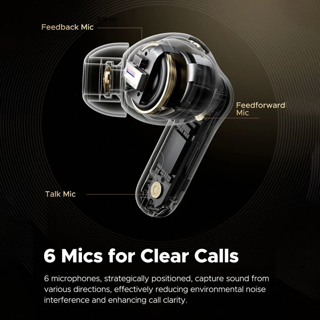 SoundPEATS - Capsule3 Pro+ xMEMS Speaker AI Adaptive ANC Wireless Earbuds - Image 9