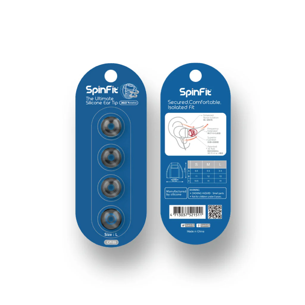 SpinFit - CP155 Silicone Eartips - Image 11
