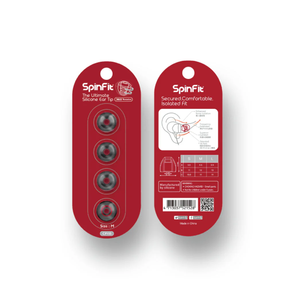 SpinFit - CP155 Silicone Eartips - Image 5