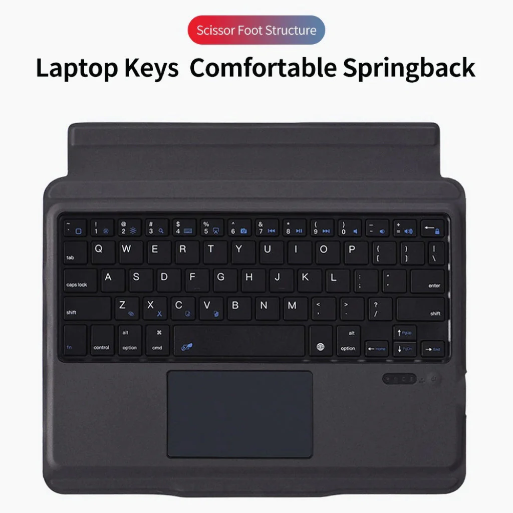 TECPHILE - T207 Wireless Keyboard Case For iPad - Image 9