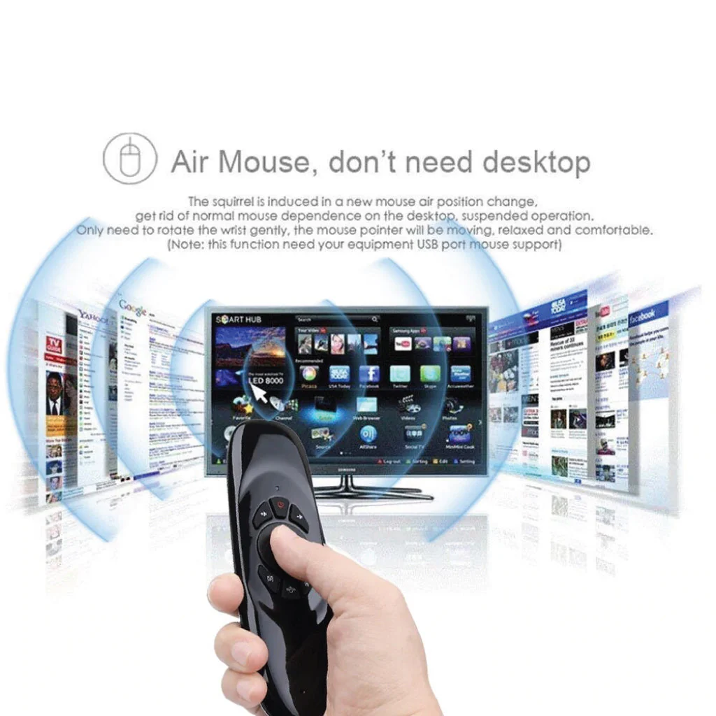 TECPHILE - C120 Wireless Air Mouse - Image 3