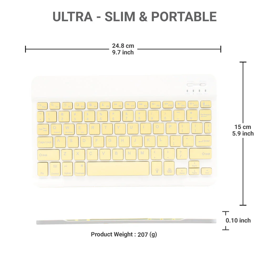 TECPHILE - CS030D Wireless Keyboard - Image 10