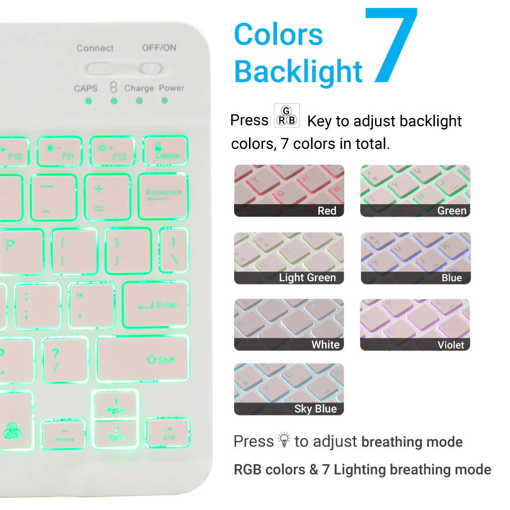 TECPHILE - CS030D Wireless Keyboard - Image 19