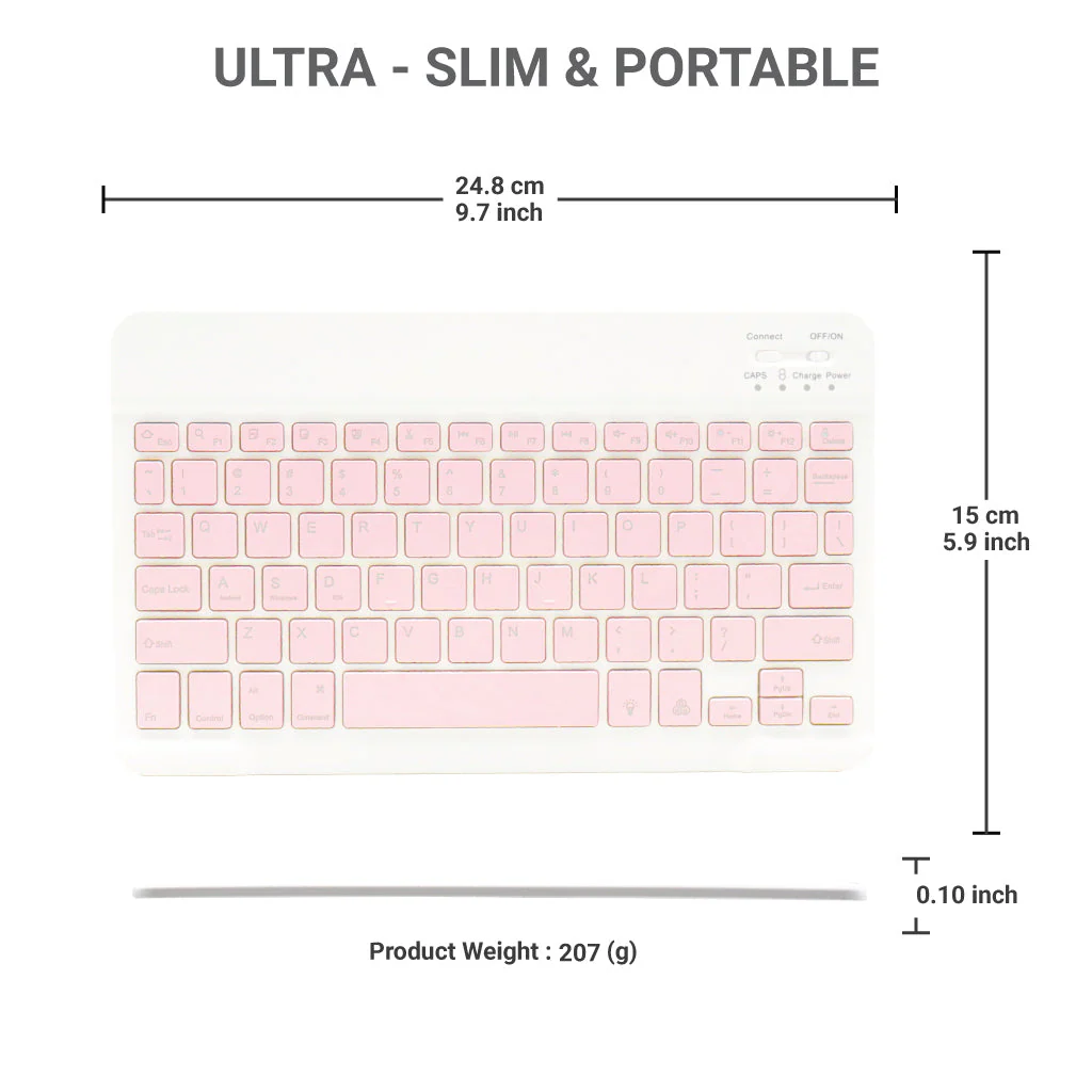 TECPHILE - CS030D Wireless Keyboard - Image 24