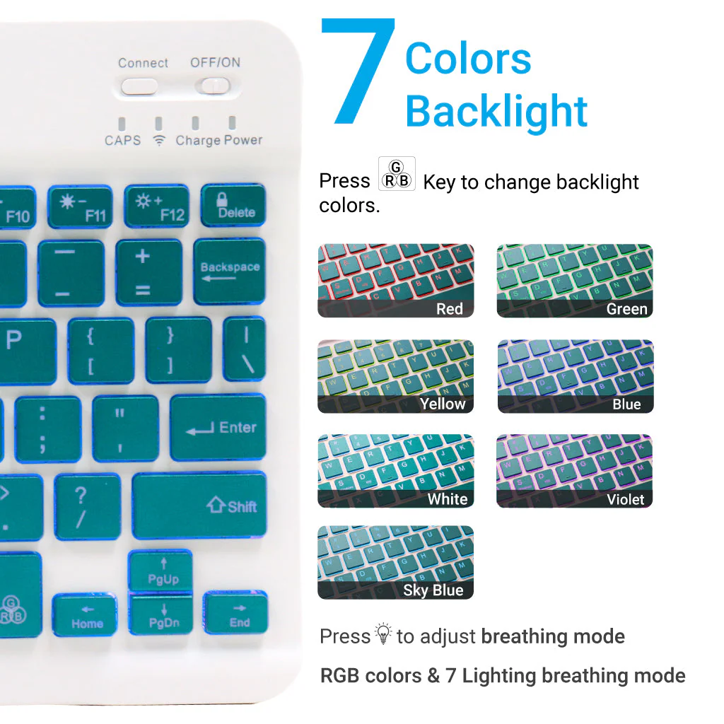 TECPHILE - CS030D Wireless Keyboard - Image 26