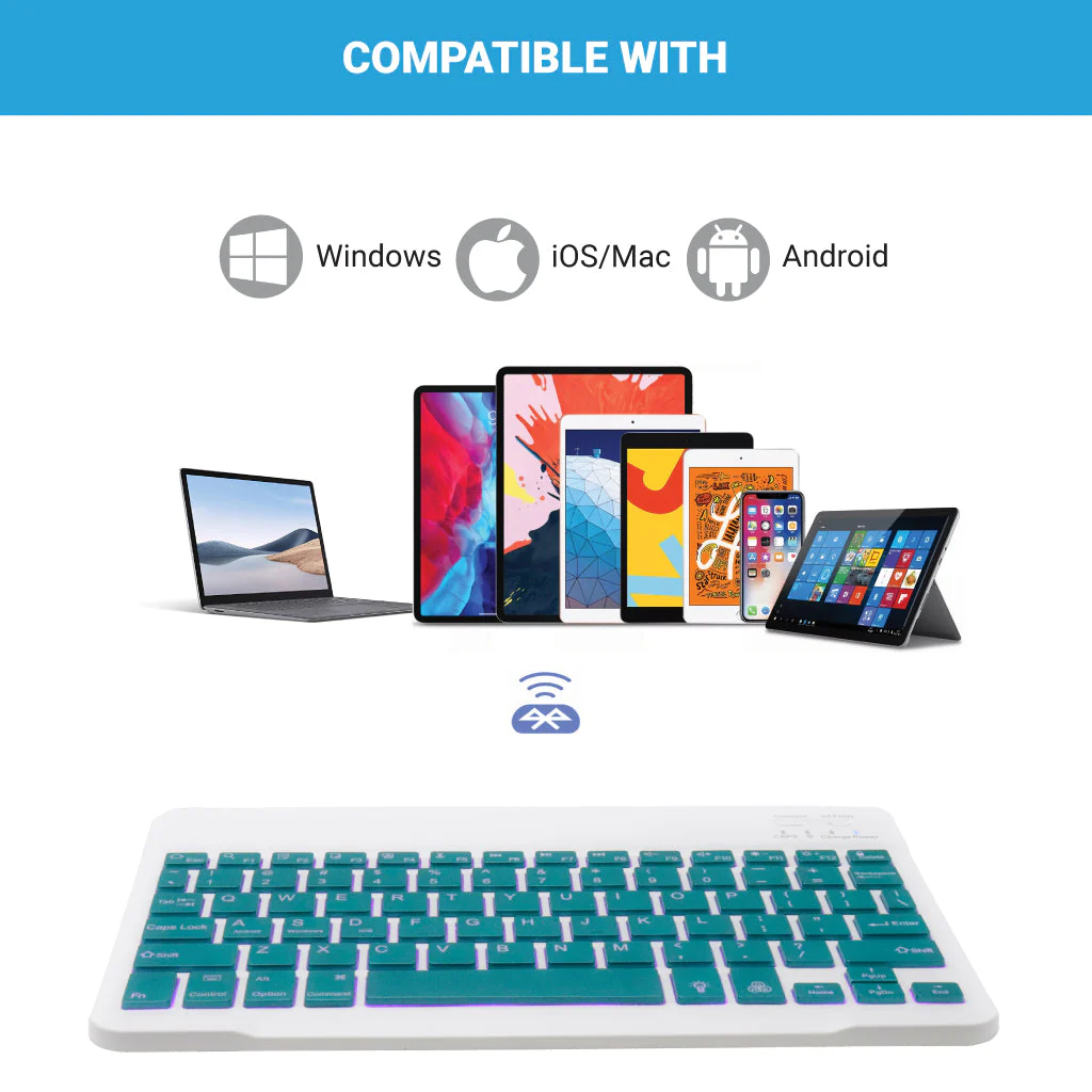 TECPHILE - CS030D Wireless Keyboard - Image 30