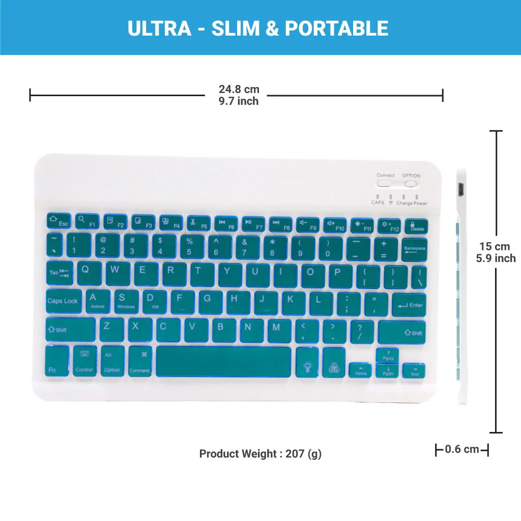 TECPHILE - CS030D Wireless Keyboard - Image 31