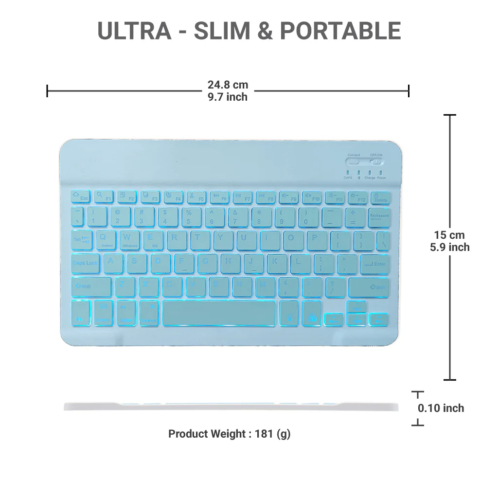 TECPHILE - CS030D Wireless Keyboard - Image 34