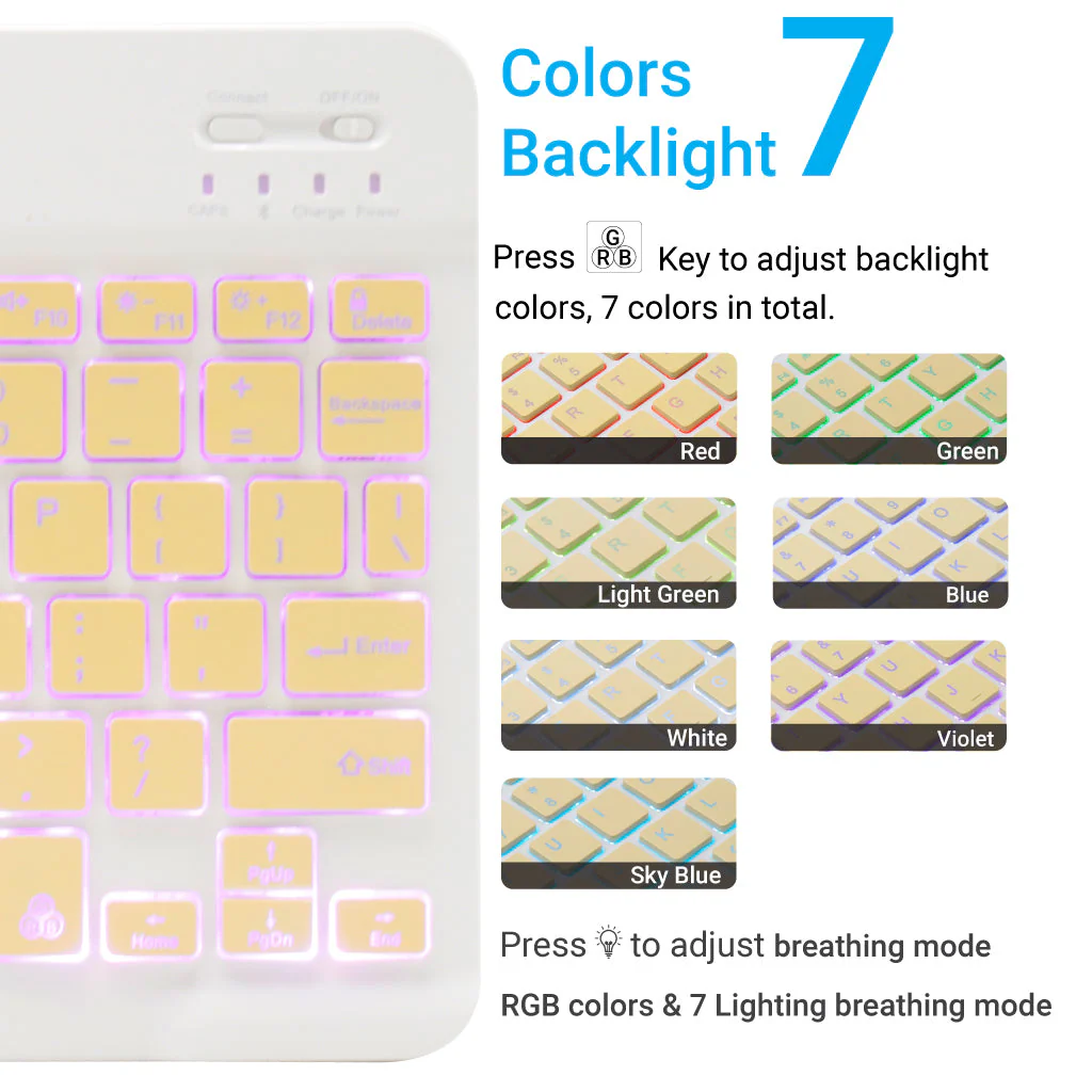 TECPHILE - CS030D Wireless Keyboard - Image 5