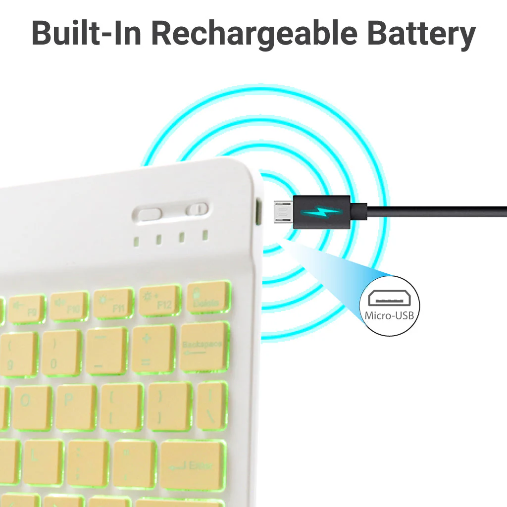 TECPHILE - CS030D Wireless Keyboard - Image 8
