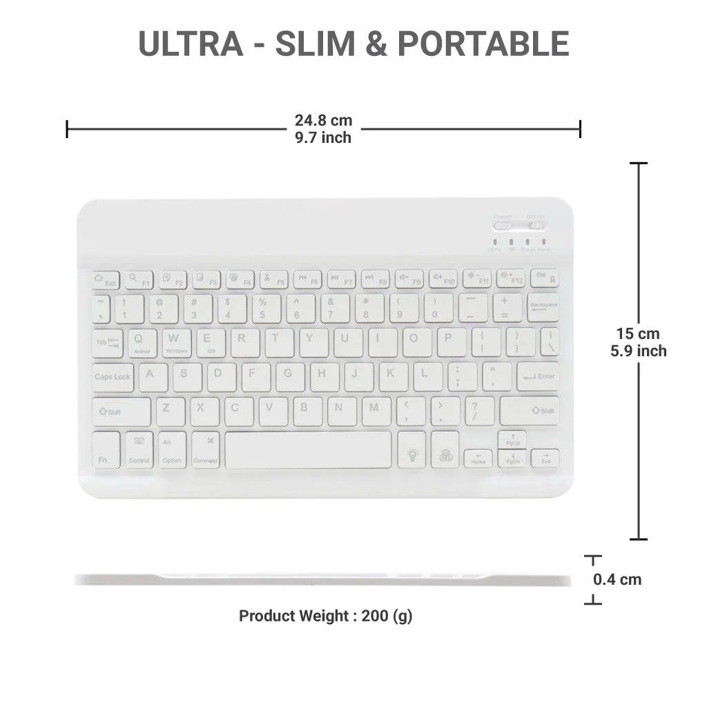 TECPHILE - HB030D Wireless Keyboard - Image 11