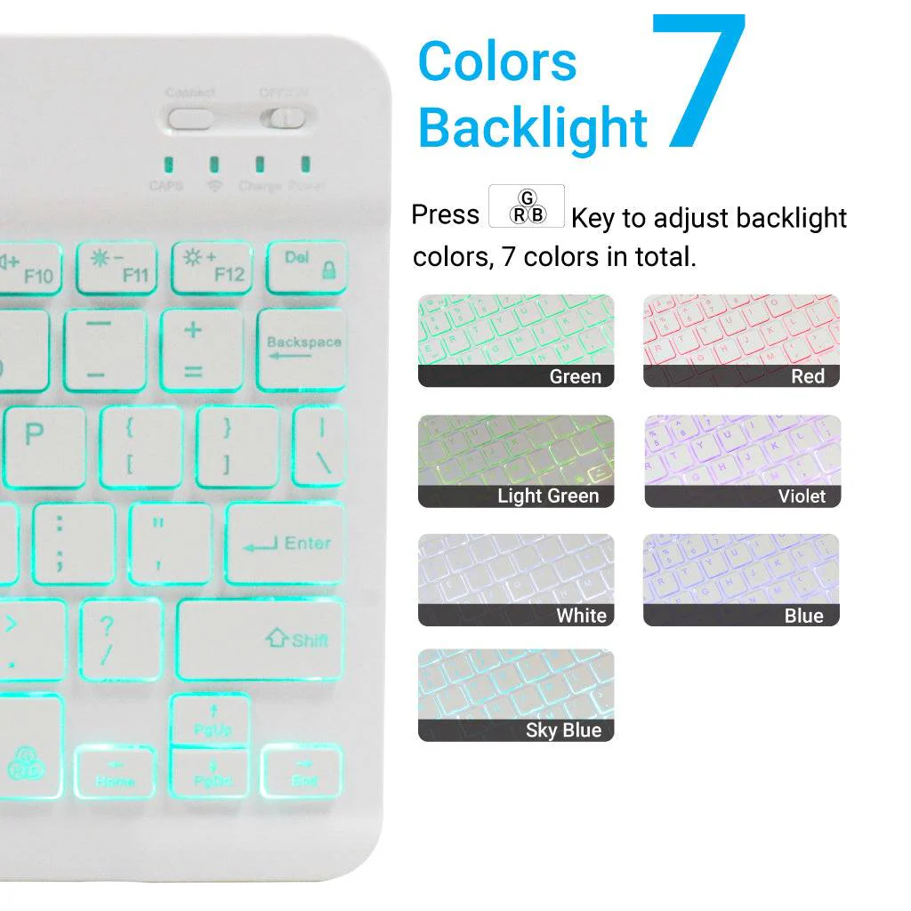 TECPHILE - HB030D Wireless Keyboard - Image 12