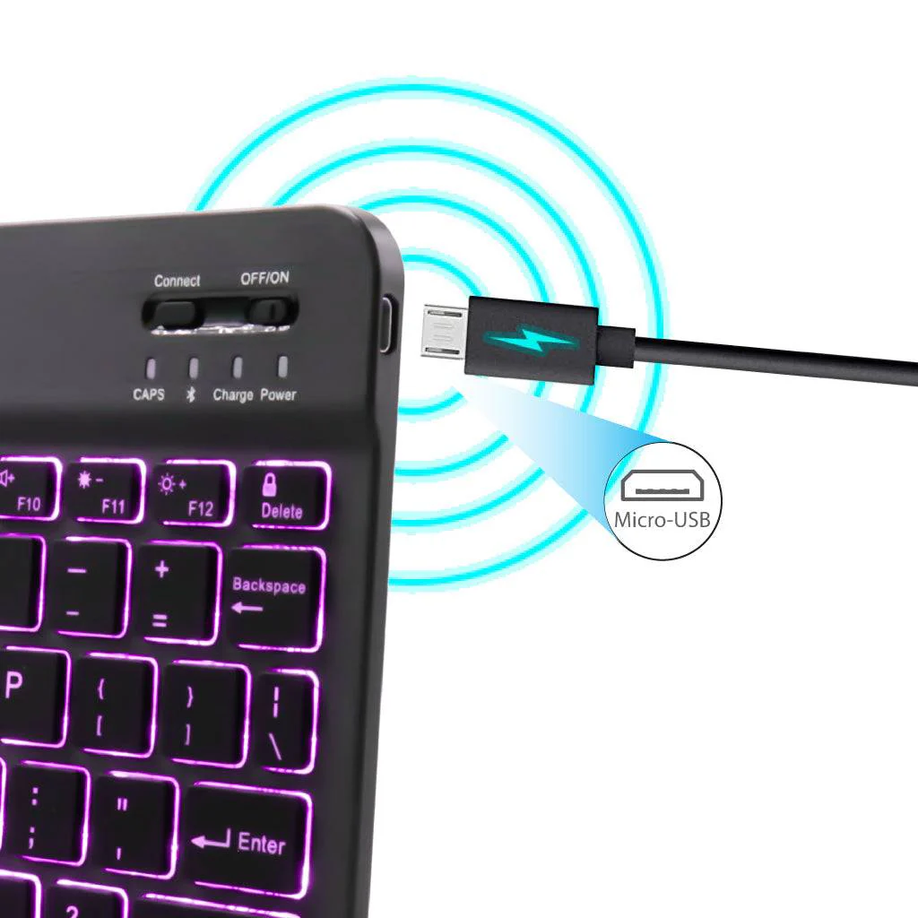 TECPHILE - HB030D Wireless Keyboard - Image 4