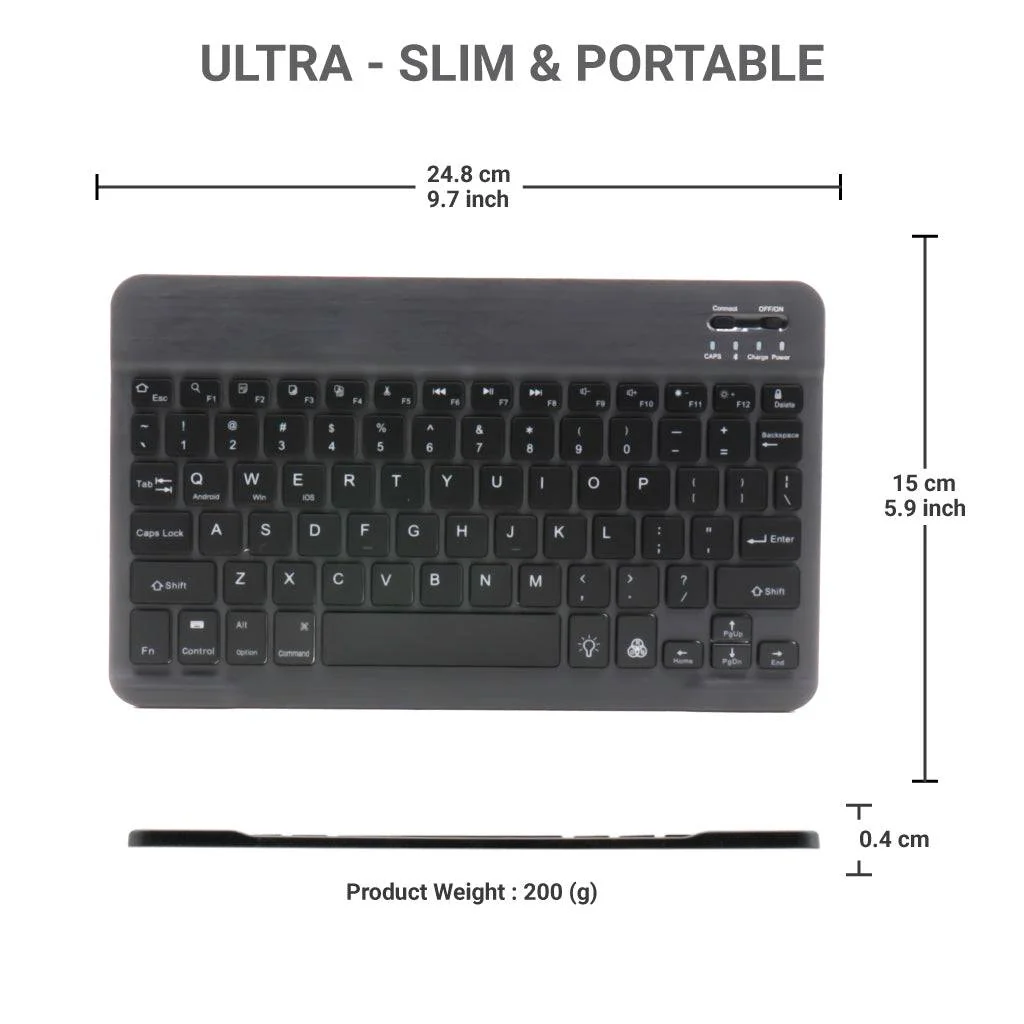 TECPHILE - HB030D Wireless Keyboard - Image 5
