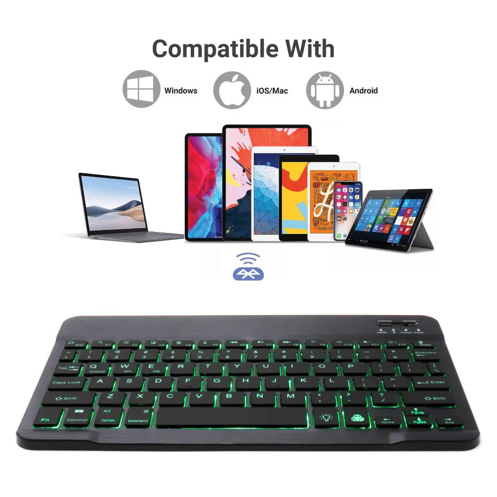 TECPHILE - HB030D Wireless Keyboard - Image 6