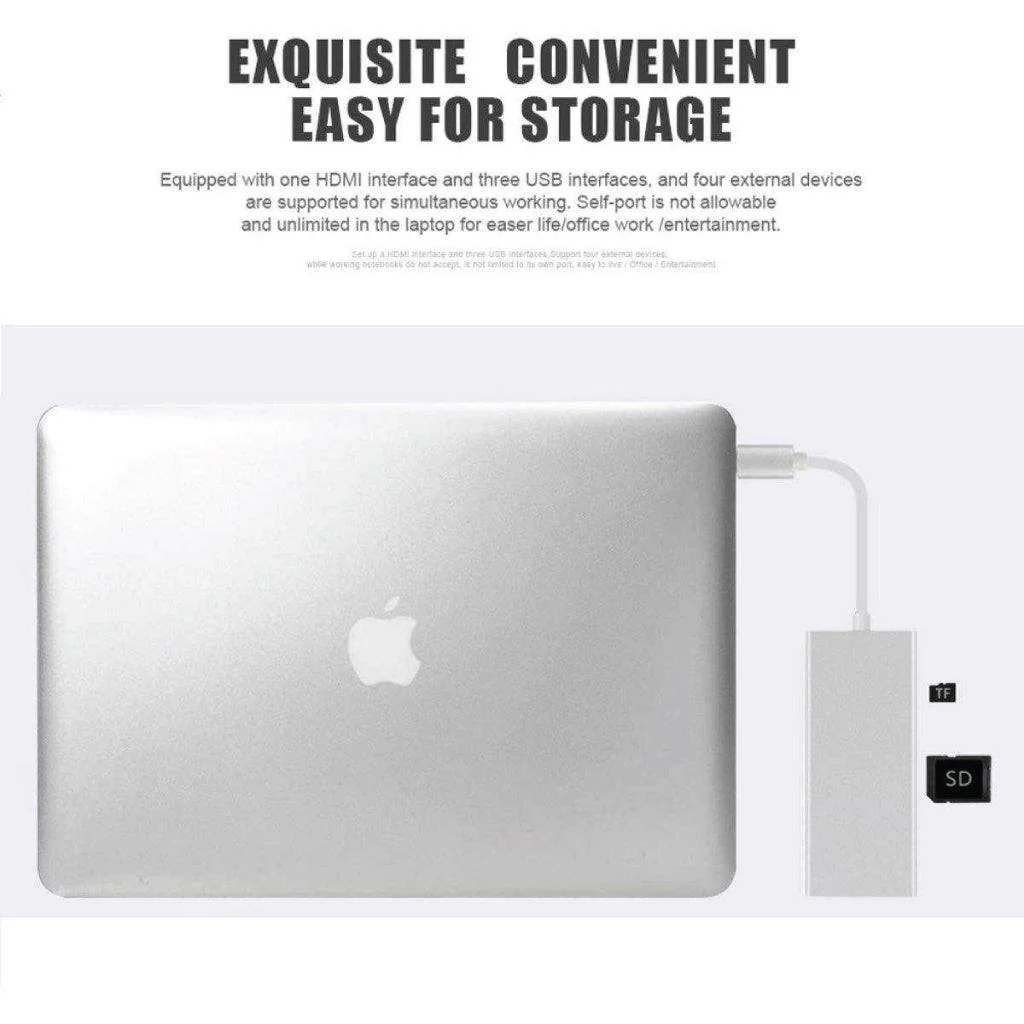 TECPHILE - IT03 Type C Hub with HDMI Port - Image 5