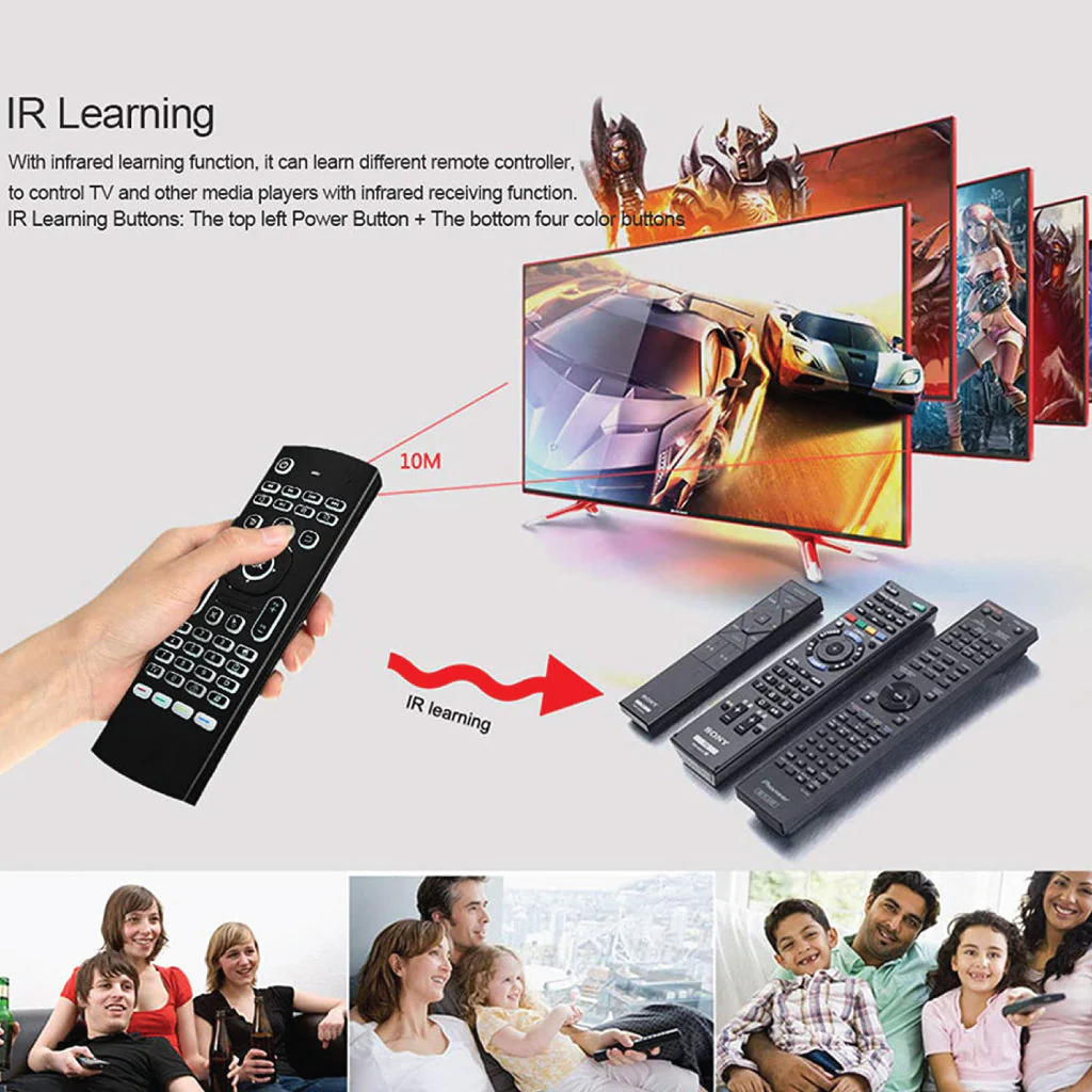 TECPHILE - MX3MBL Wireless Air Mouse - Image 4