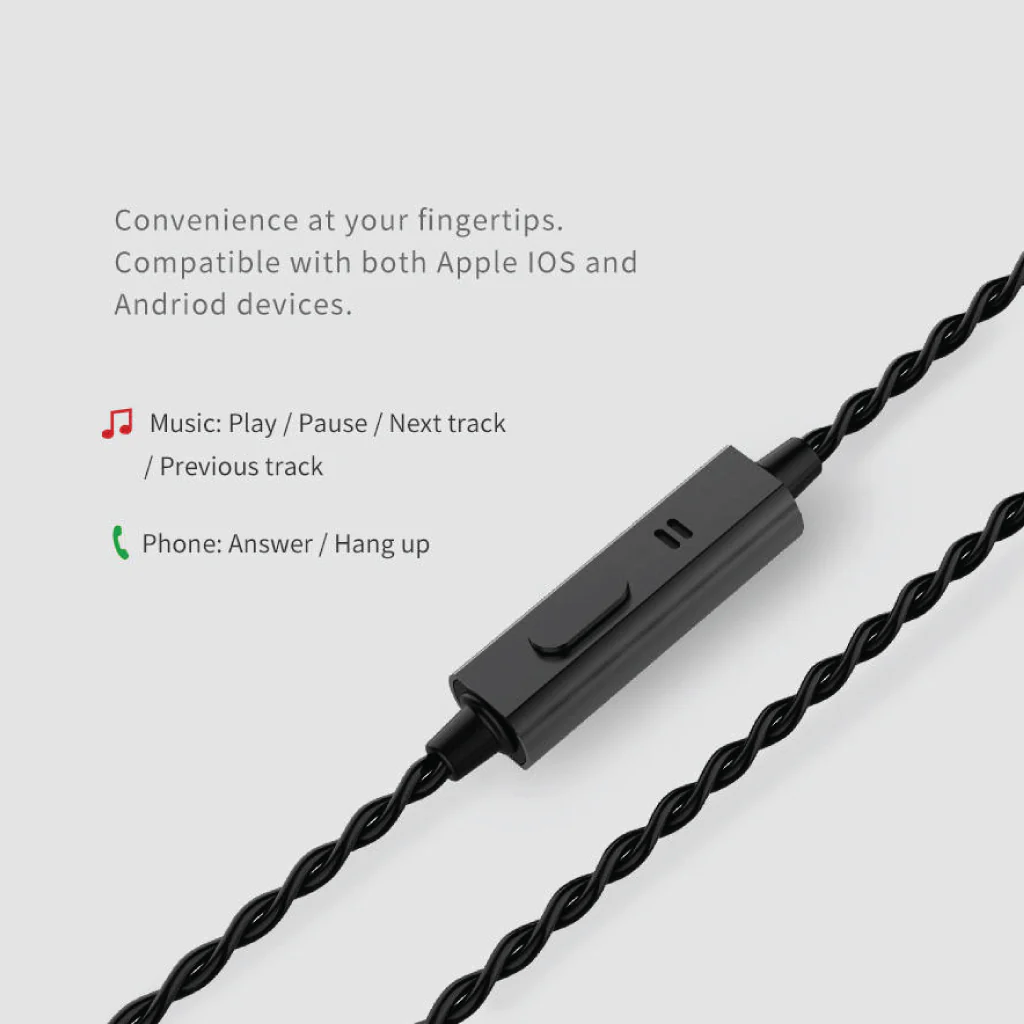 TRN - A3 Upgrade Cable for IEM with Mic - Image 14