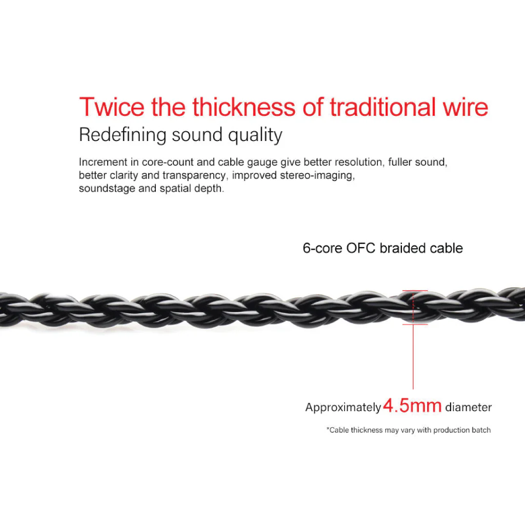TRN - A3 Upgrade Cable for IEM with Mic - Image 15