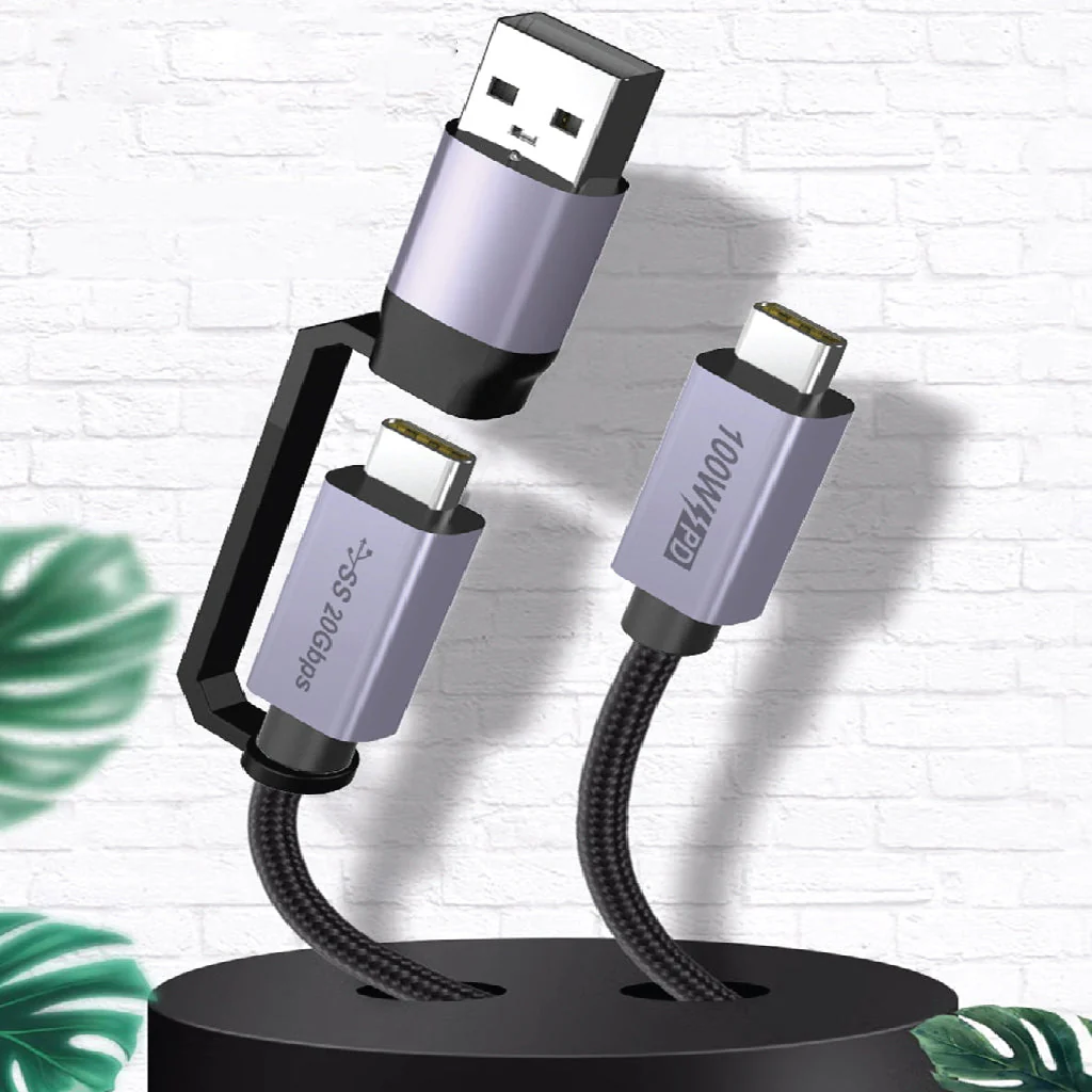 URVNS - C43 PD100W 2 IN 1 USB-C Cable - Image 10