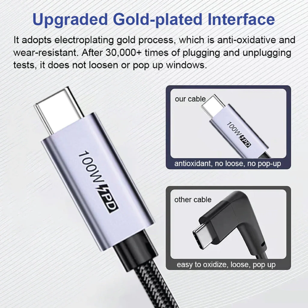 URVNS - C43 PD100W 2 IN 1 USB-C Cable - Image 3