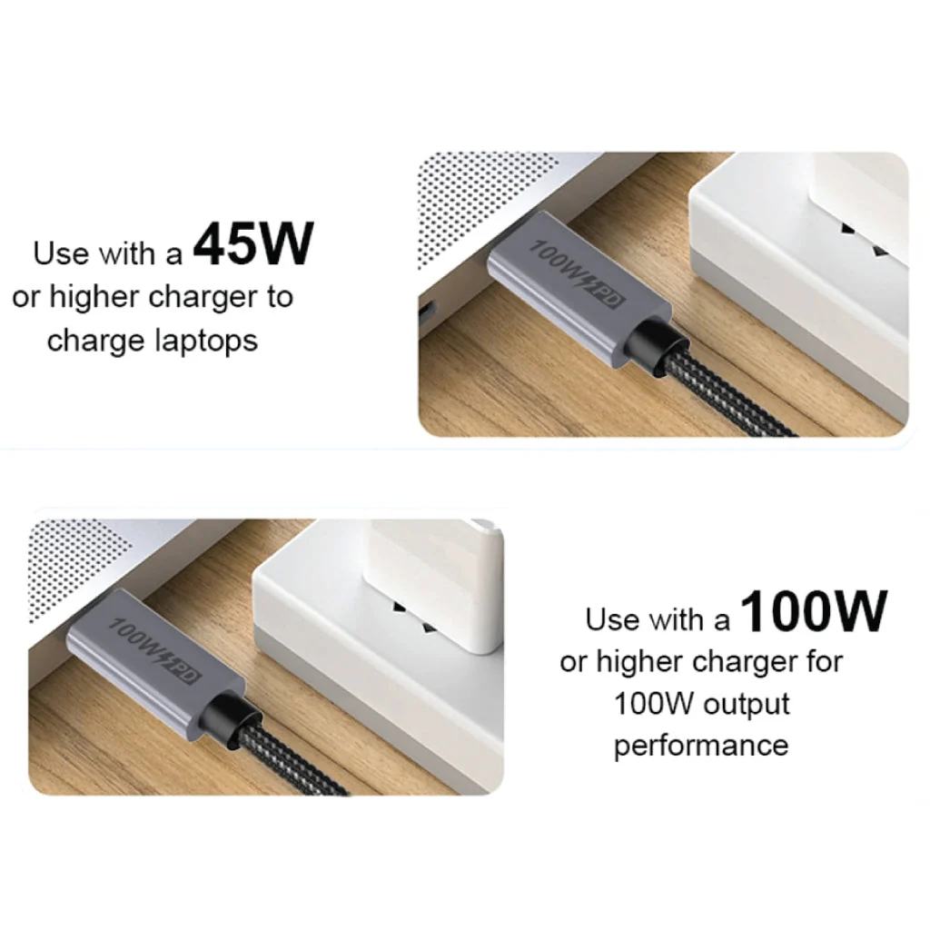 URVNS - C43 PD100W 2 IN 1 USB-C Cable - Image 5
