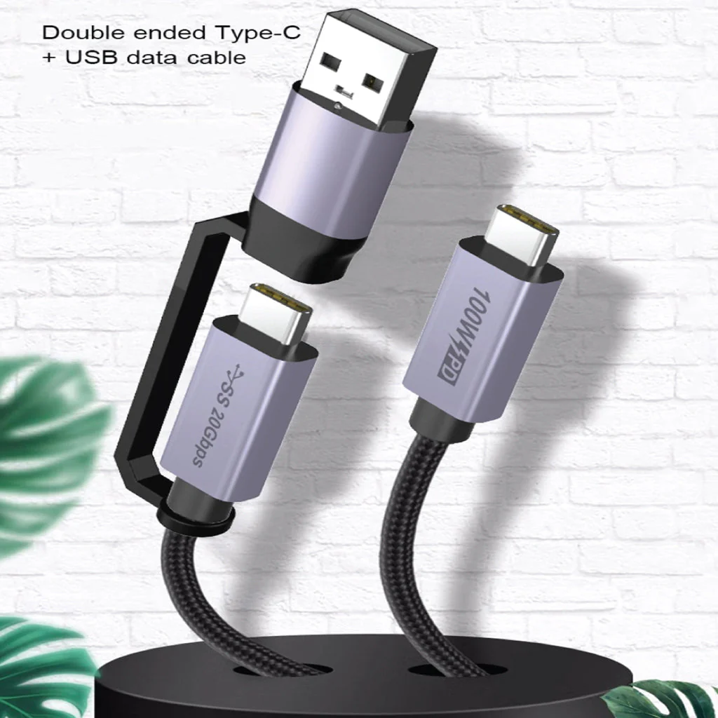 URVNS - C43 PD100W 2 IN 1 USB-C Cable - Image 9