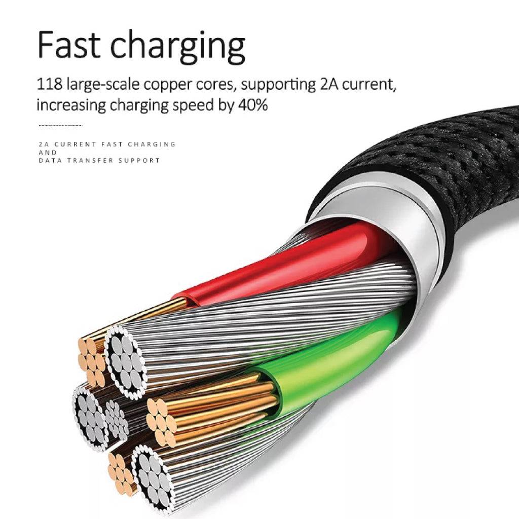 USAMS - SJ-240  Auto Disconnect Fast Charging Cable - Image 8