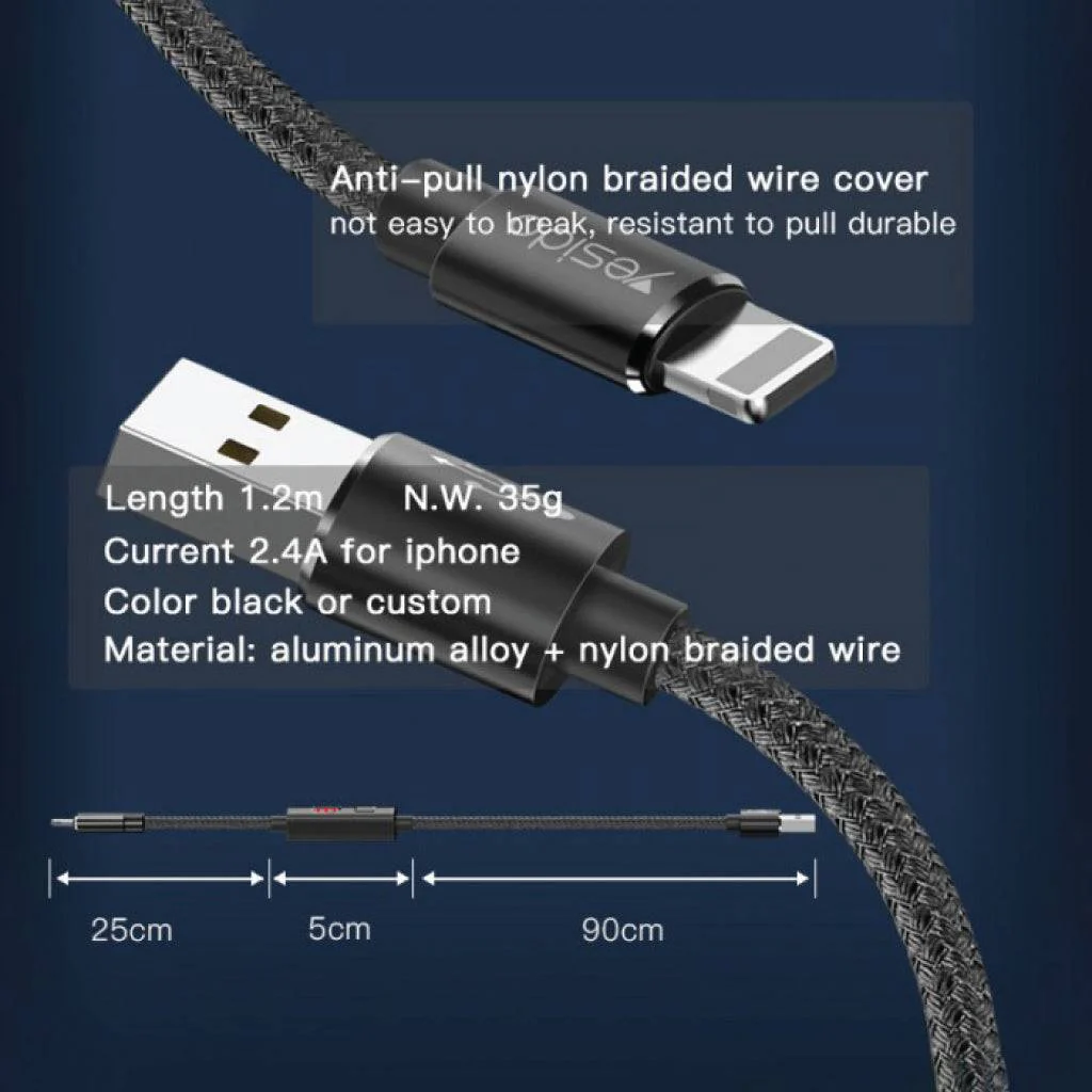 YESIDO - CA-46 Type C Fast Charging Cable - Image 5